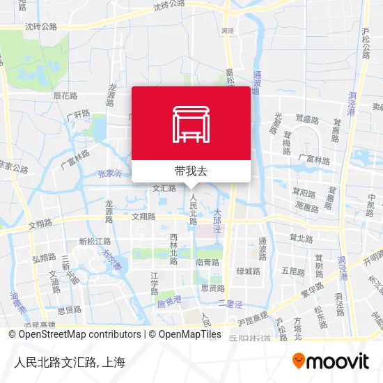 人民北路文汇路地图