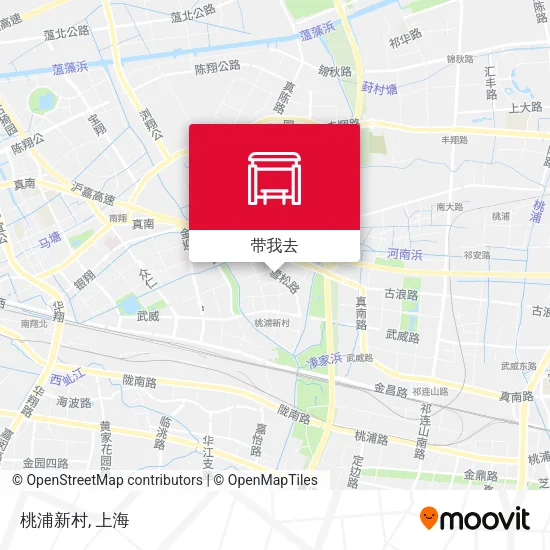 桃浦新村地图