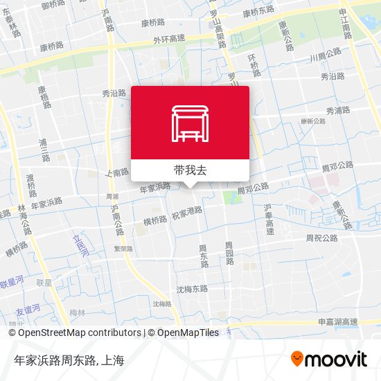 年家浜路周东路地图