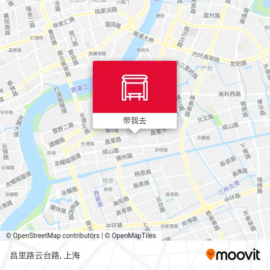 昌里路云台路地图