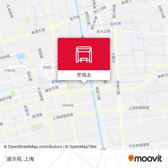 浦泾苑地图