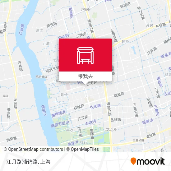 江月路浦锦路地图