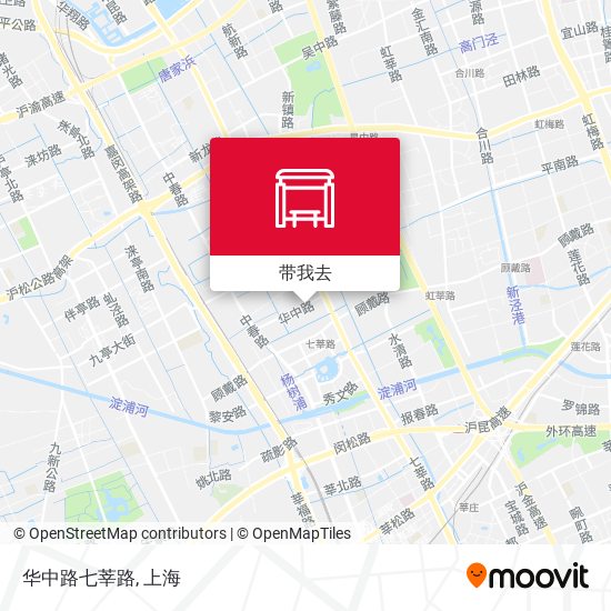华中路七莘路地图