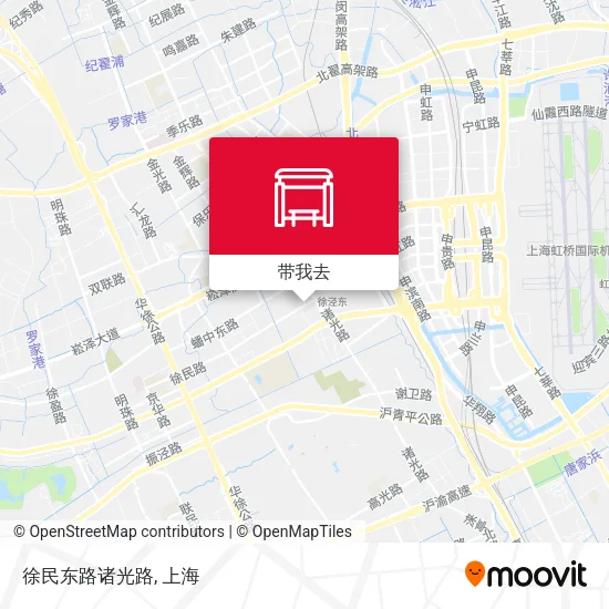 徐民东路诸光路地图