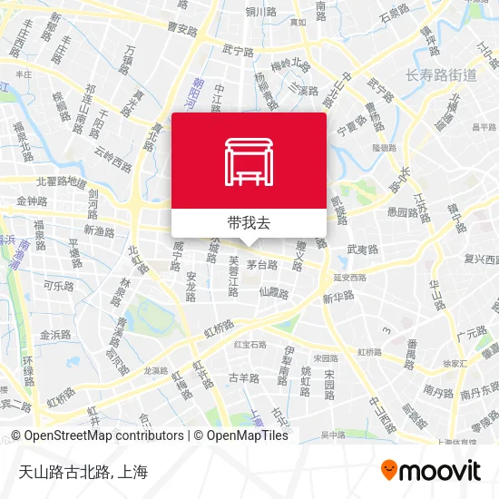 天山路古北路地图
