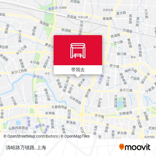 清峪路万镇路地图