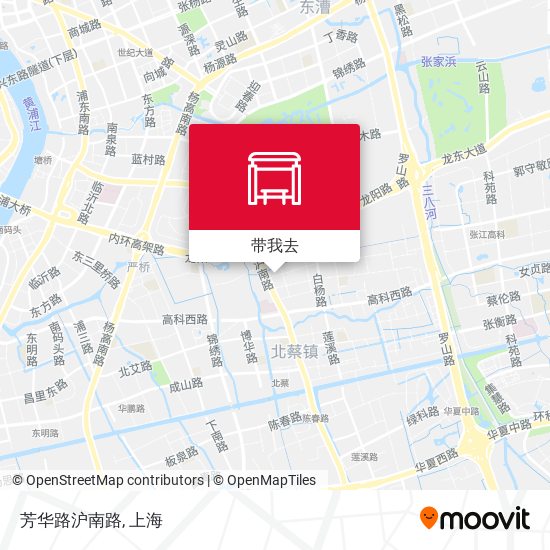 芳华路沪南路地图