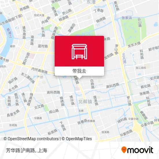 芳华路沪南路地图