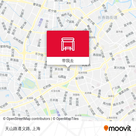 天山路遵义路地图