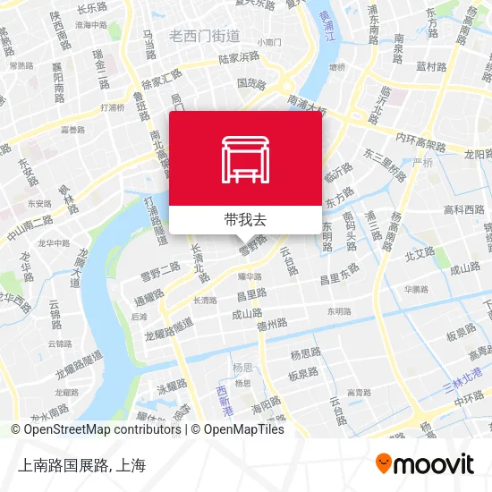 上南路国展路地图