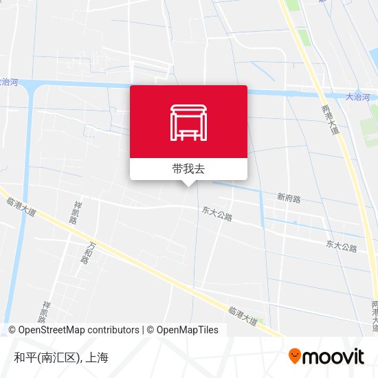 和平(南汇区)地图