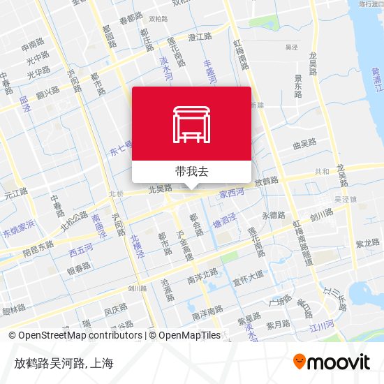 放鹤路吴河路地图