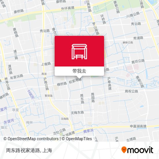 周东路祝家港路地图