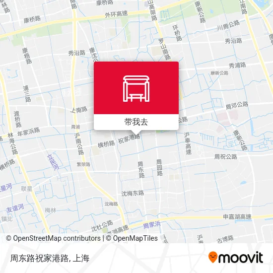 周东路祝家港路地图