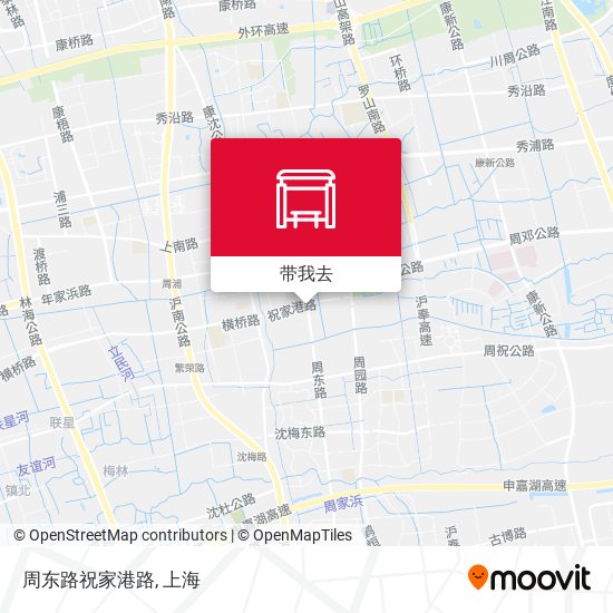 周东路祝家港路地图
