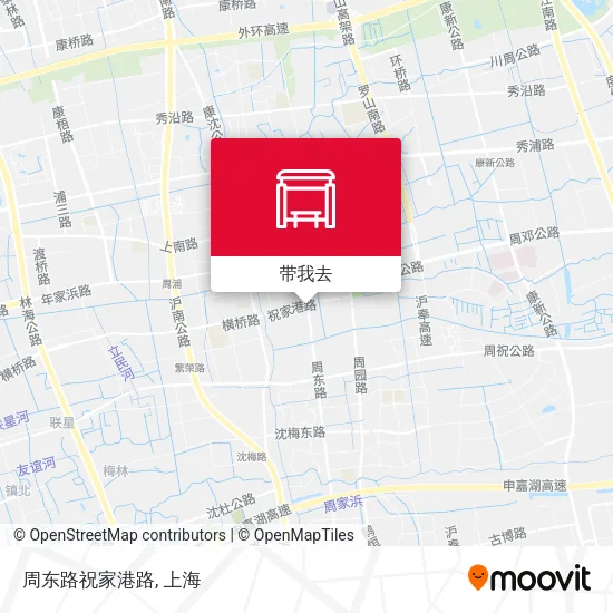 周东路祝家港路地图