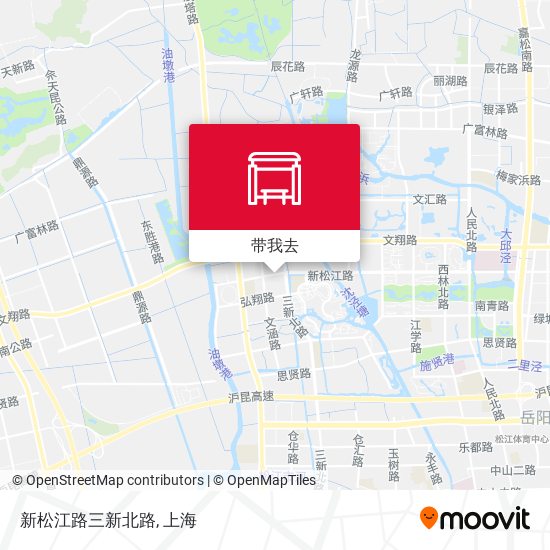 新松江路三新北路地图