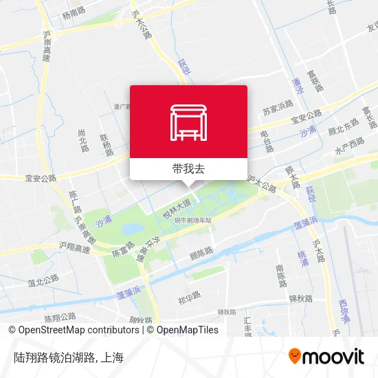 陆翔路镜泊湖路地图