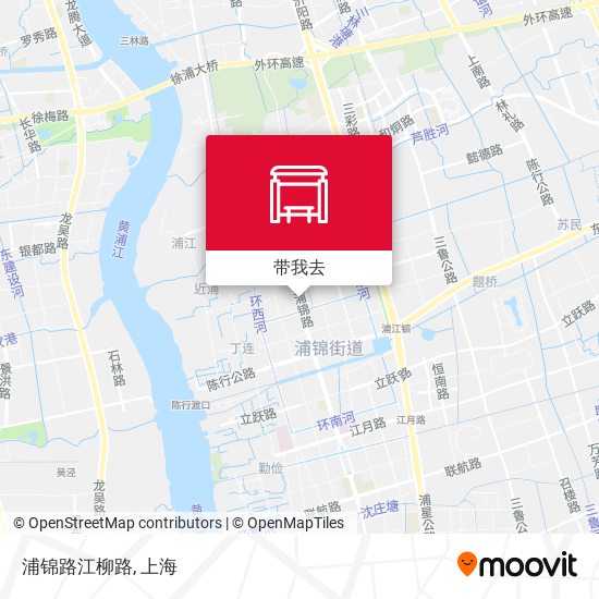 浦锦路江柳路地图