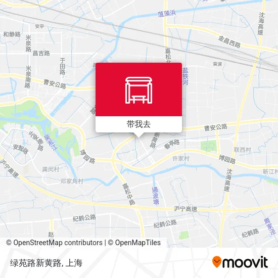 绿苑路新黄路地图