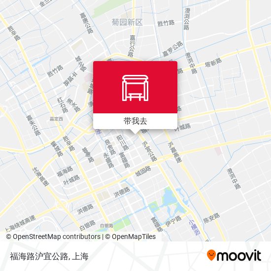 福海路沪宜公路地图