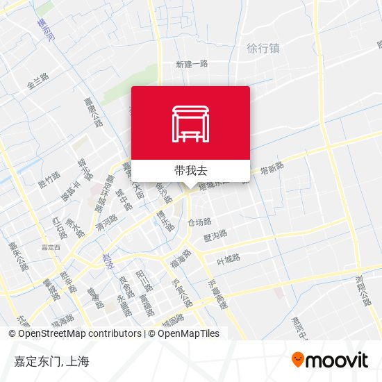 嘉定东门地图