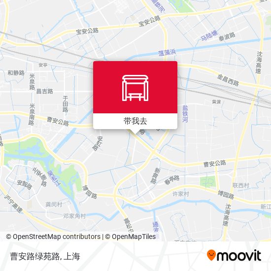 曹安路绿苑路地图