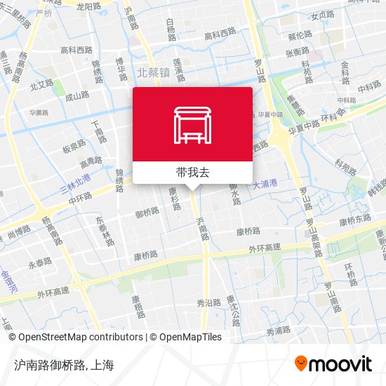 沪南路御桥路地图