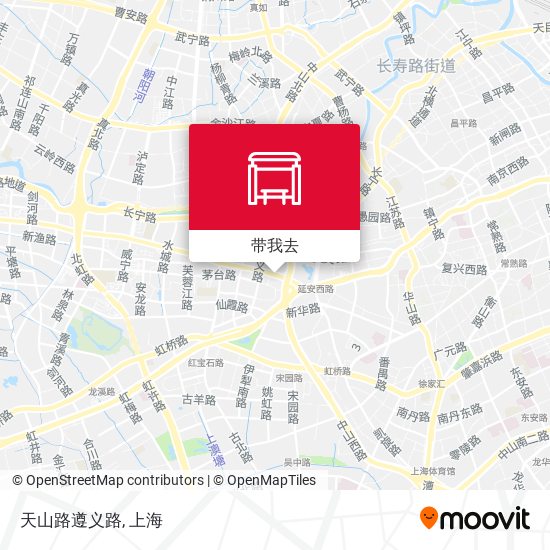 天山路遵义路地图