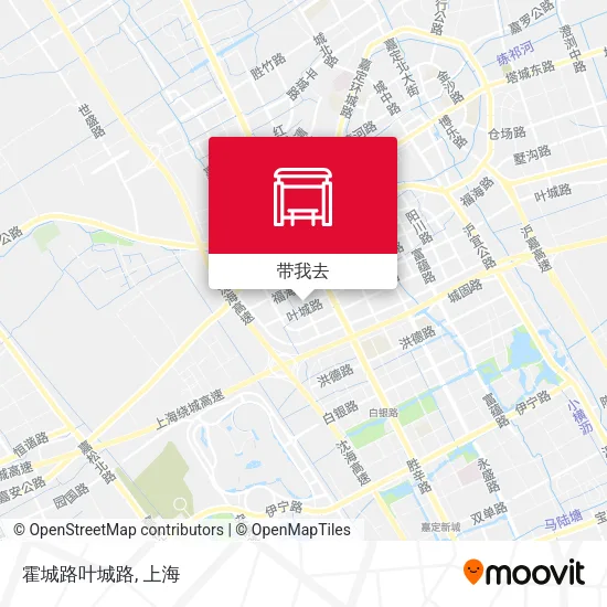 霍城路叶城路地图