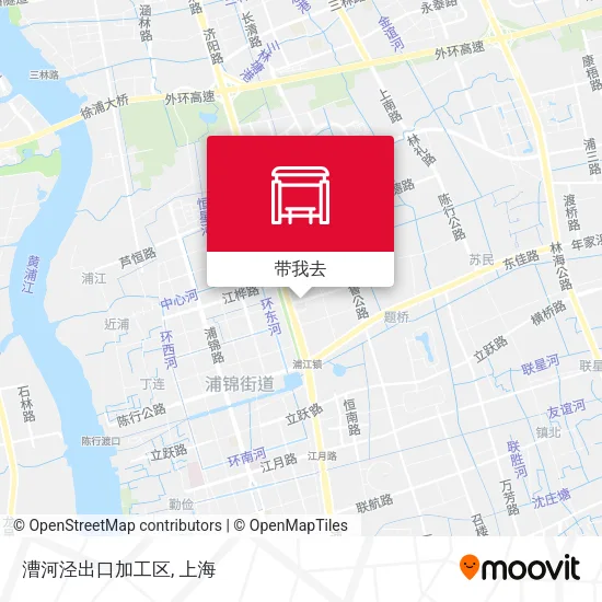 漕河泾出口加工区地图