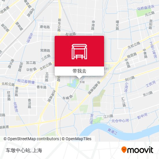 车墩中心站地图