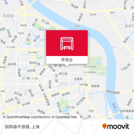 国和路中原路地图