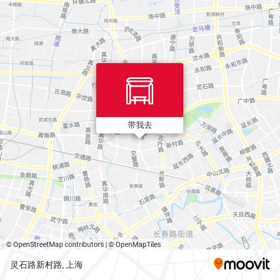灵石路新村路地图