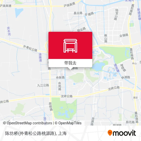陈坊桥(外青松公路桃源路)地图