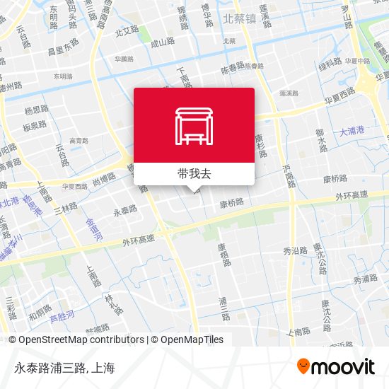 永泰路浦三路地图
