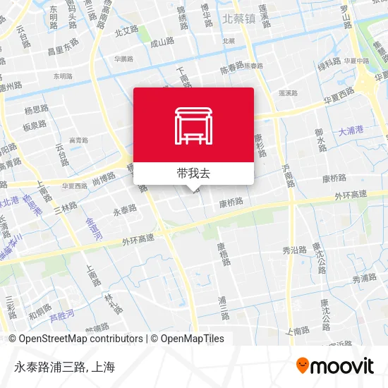 永泰路浦三路地图