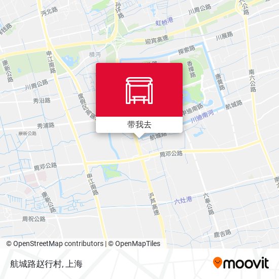 航城路赵行村地图