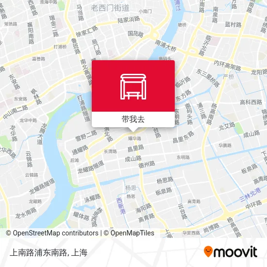 上南路浦东南路地图