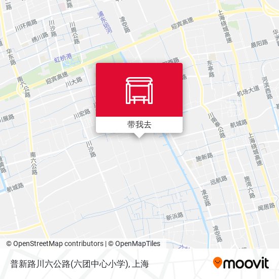 普新路川六公路(六团中心小学)地图