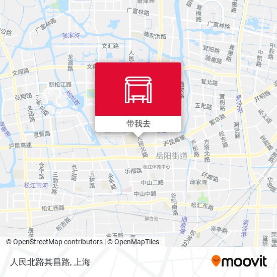 人民北路其昌路地图