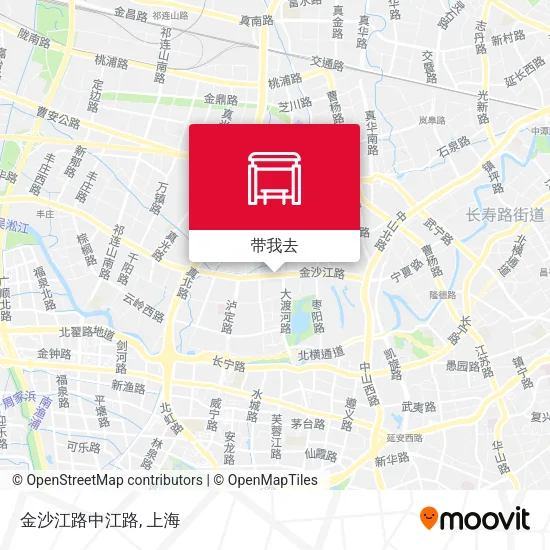 金沙江路中江路地图