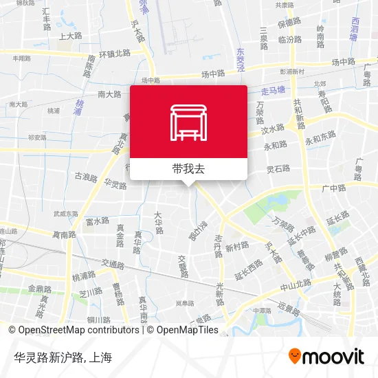 华灵路新沪路地图