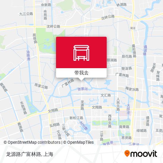 龙源路广富林路地图
