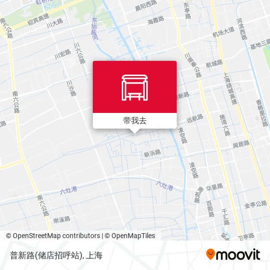 普新路(储店招呼站)地图