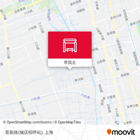 普新路(储店招呼站)地图