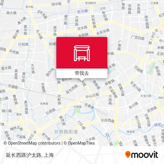 延长西路沪太路地图