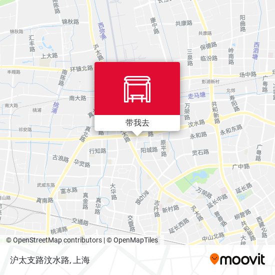 沪太支路汶水路地图