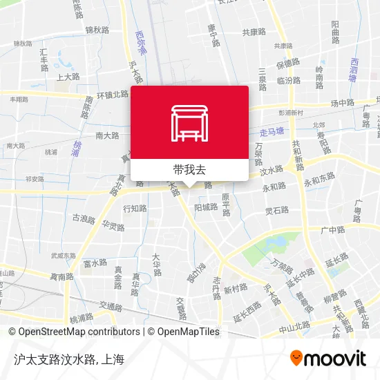沪太支路汶水路地图