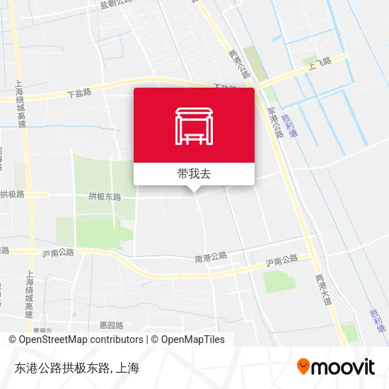 东港公路拱极东路地图
